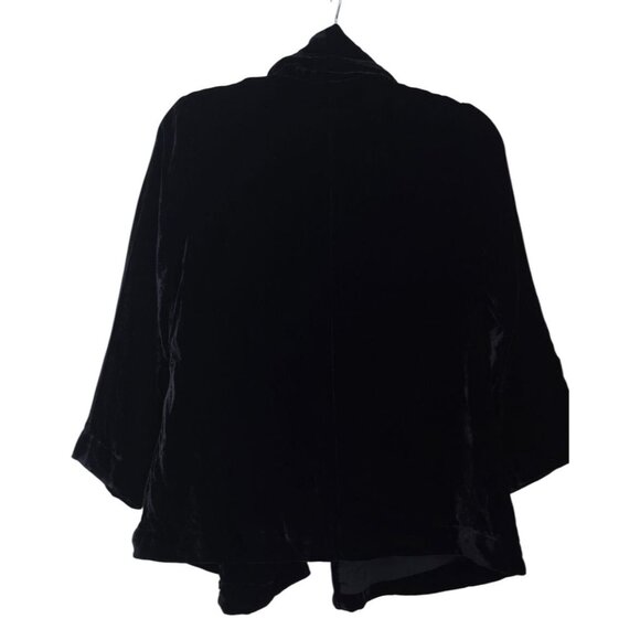 Tommy Bahama Velvet Sands Jacket Black luxurious velvet jacket - Picture 2 of 11